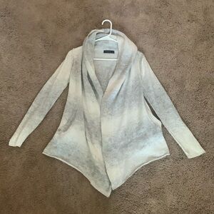 Women’s Division If XS grey and white cardigan with hood